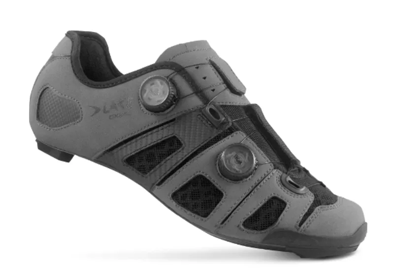 Lake CX 242 Wide Matte Grey/Black Microfiber-1